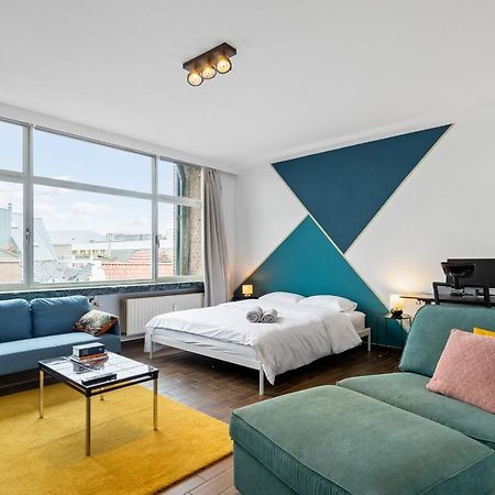 Cozy Antwerp - Cityview Studio Free Parking מראה חיצוני תמונה