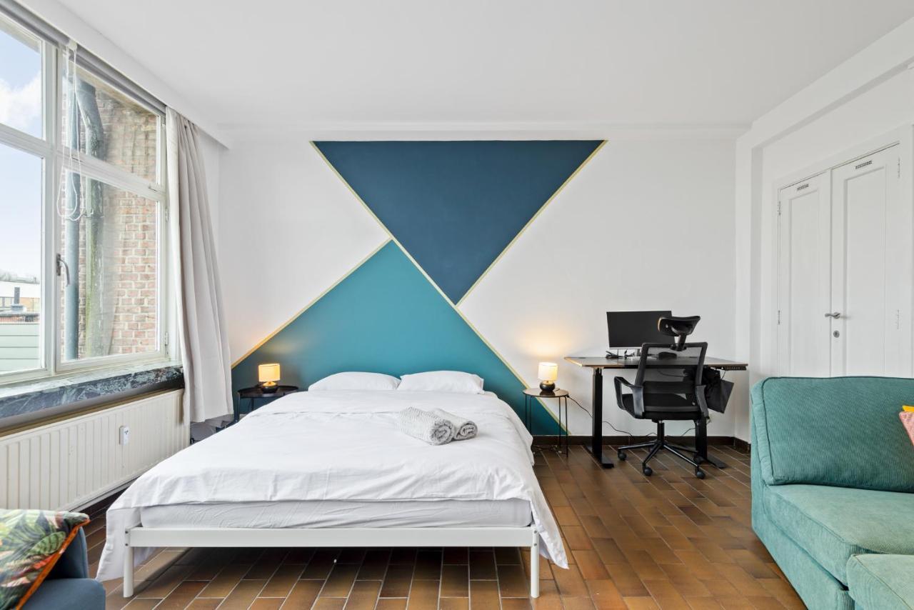 Cozy Antwerp - Cityview Studio Free Parking מראה חיצוני תמונה