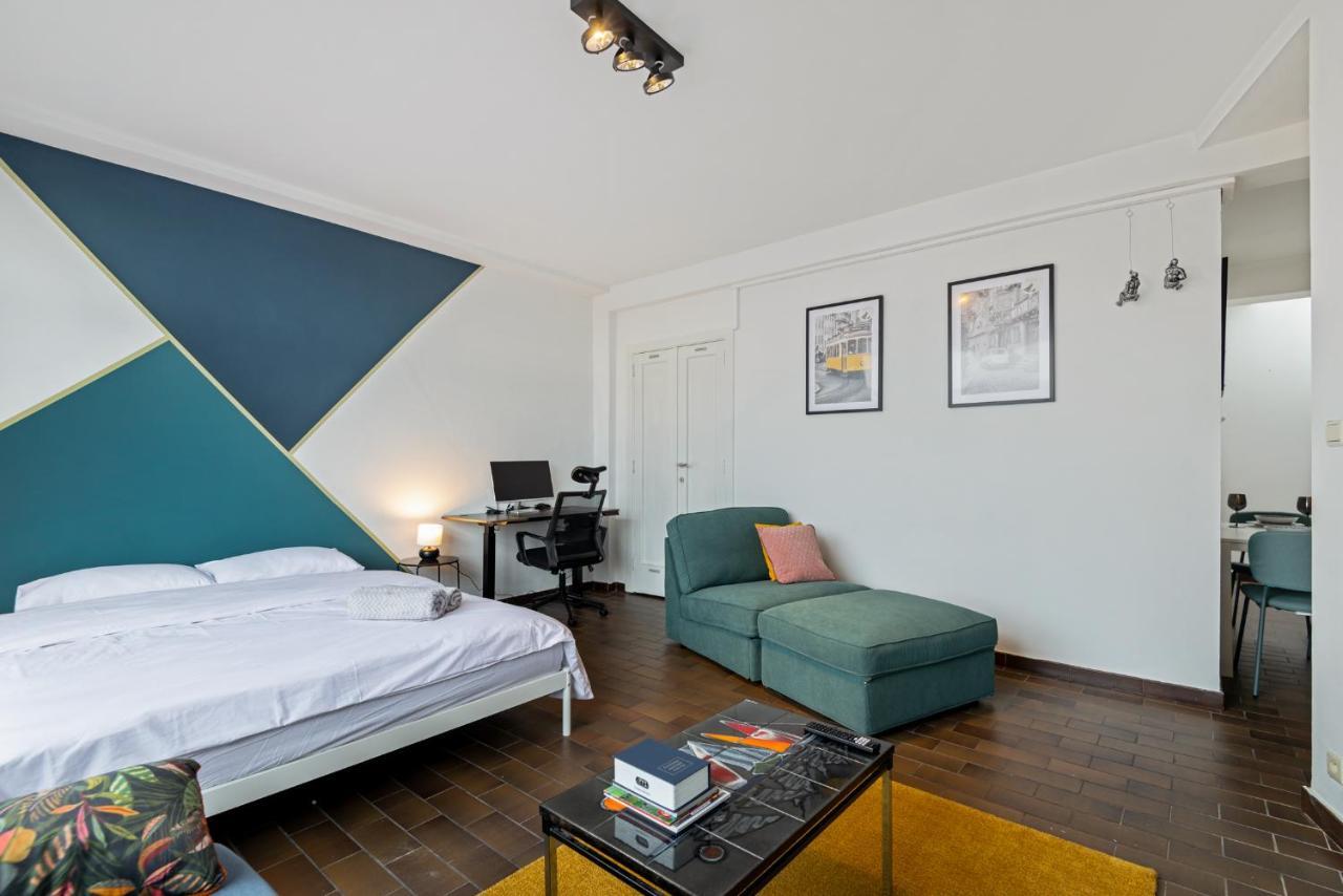 Cozy Antwerp - Cityview Studio Free Parking מראה חיצוני תמונה