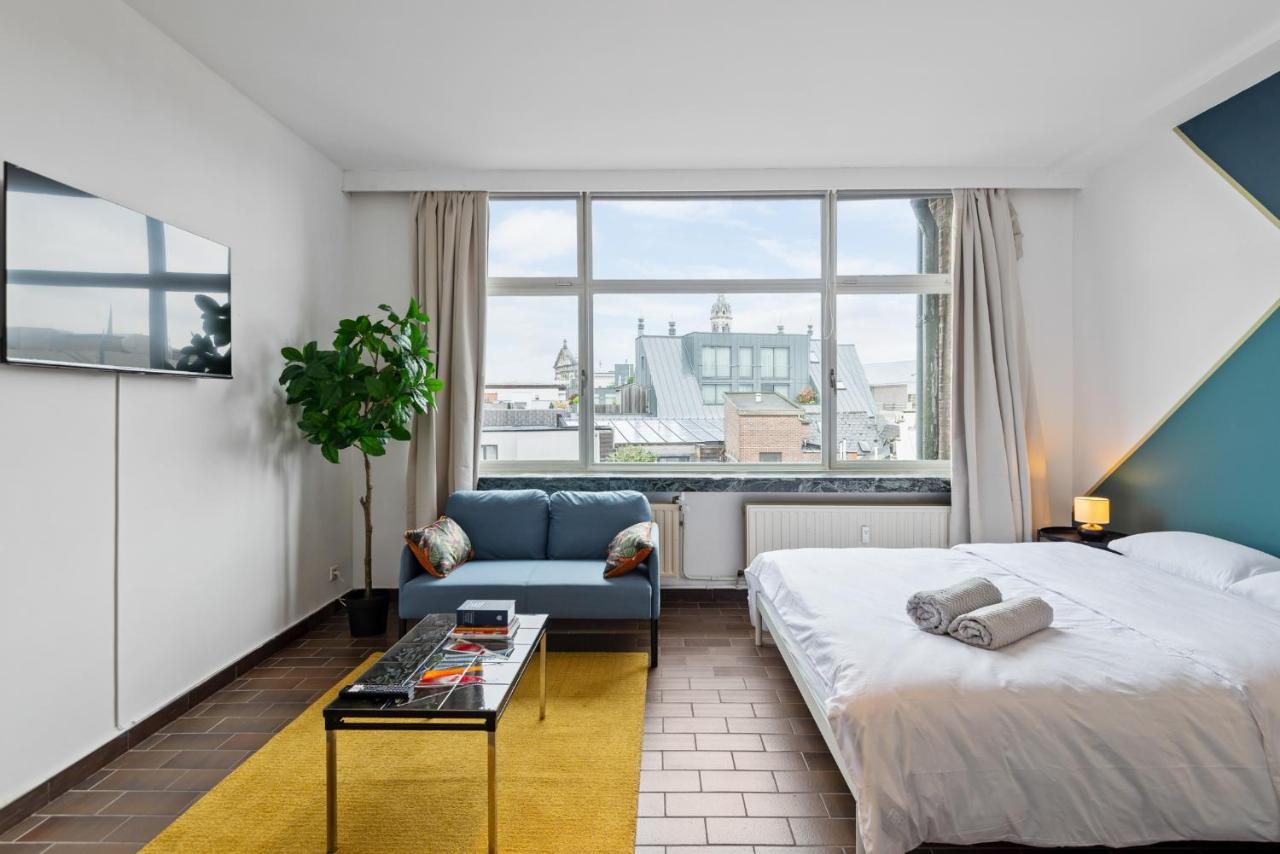 Cozy Antwerp - Cityview Studio Free Parking מראה חיצוני תמונה